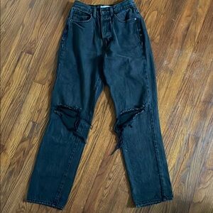 Pacsun Black Distressed Women’s Jeans